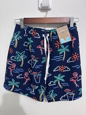 chubbies Neon Lights Swim Trunk W/Liner